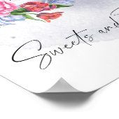 Over the moon Sweets en trakteert baby shower Poster (Hoek)