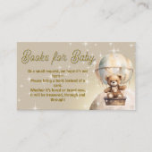 Over the Moon Teddy Bear Boeken voor Baby Informatiekaartje (Voorkant)