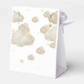 Over The Moon Teddy Bear  Stars Baby Shower Bedankdoosjes (Achterkant)