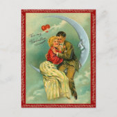 Over the Moon voor jou Valentijn Briefkaart (Voorkant)