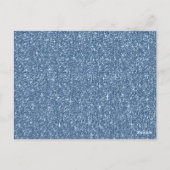 Over the Moon Zilverblauw Baby shower Boeken Briefkaart (Achterkant)