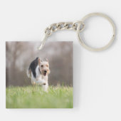 Over The Rainbow Bridge Pet Photo Sleutelhanger (Achterkant)