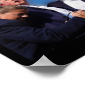 Over Trump Fight for America Trump Undefeable 3 Poster (Hoek)