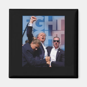 Over Trump Fight for America Trump Undefeable 4 Magneet