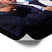 Over Trump Vecht voor Amerika Trump Onverslaanbaar Poster (Hoek)