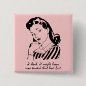 Over-Trusted Fart Button Badge (Voorkant)