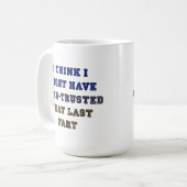 Over-Trusted Fart Funny Mug Koffiemok (Voorkant links)