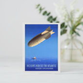 Over twee dagen aan de overkant van de Atlantische Briefkaart (Staand voorkant)