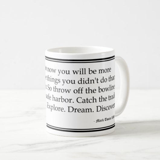 "Over twintig jaar..." Mok (Voorkant rechts)