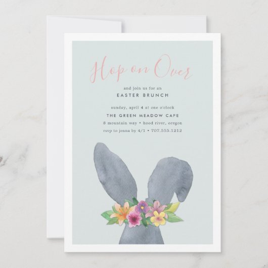 Over | Uitnodiging tot Pasen-Brunch (Voorkant)