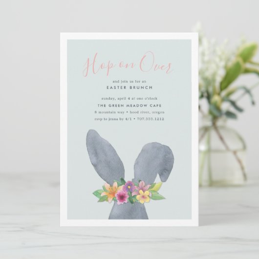 Over | Uitnodiging tot Pasen-Brunch (Staand voorkant)