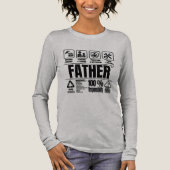 Over Vader - Vaderdag Tri-Blend Shirt (Voorkant)