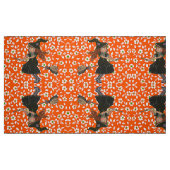 Over velden vliegend met heks met stof (Fat Quarter)