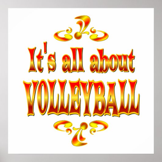 OVER VOLLEYBALL POSTER (Voorkant)