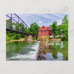 Over War Eagle Creek Waterval Bedankt Briefkaart