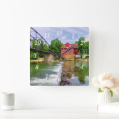 Over War Eagle Creek waterval muur klok (Huis)