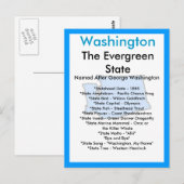 Over Washington Briefkaart (Voorkant / Achterkant)