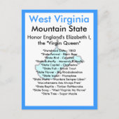 Over West Virginia Briefkaart (Voorkant)