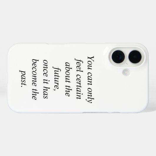 Over zekerheid Case-Mate iPhone case (Achterkant (horizontaal))