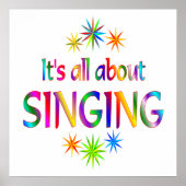 Over zingen poster (Voorkant)