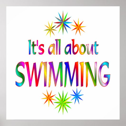 Over zwemmen poster (Voorkant)