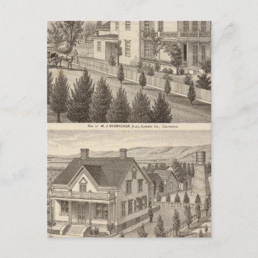 Overacker, inwoners van Emerson Briefkaart (Voorkant)