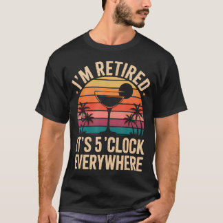 Overal 5 uur, Ik ben ergens met pensioen T-shirt