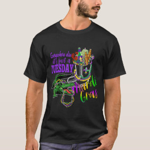 Overal anders is het gewoon dinsdag New Orleans Ma T-shirt