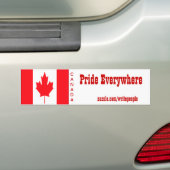 overal canadese bumperstickers (Op auto)