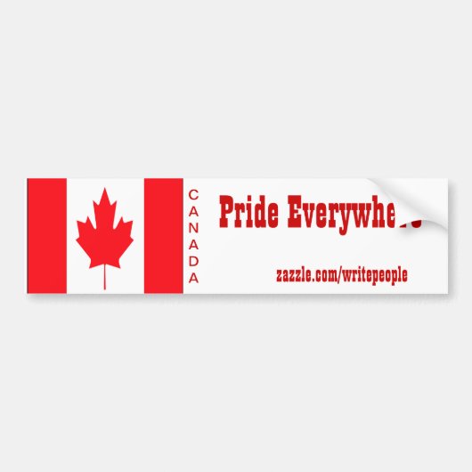 overal canadese bumperstickers (Voorkant)