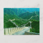 Overal de Grote Muur van China Briefkaart (Voorkant)