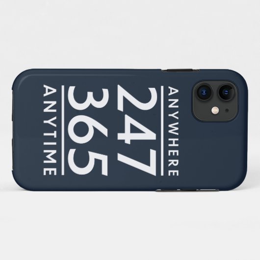 Overal en altijd Case-Mate iPhone case (Achterkant (horizontaal))