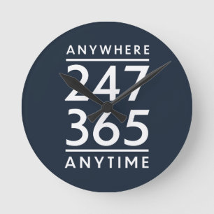 Overal en altijd ronde klok