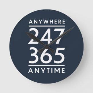 Overal en altijd ronde klok