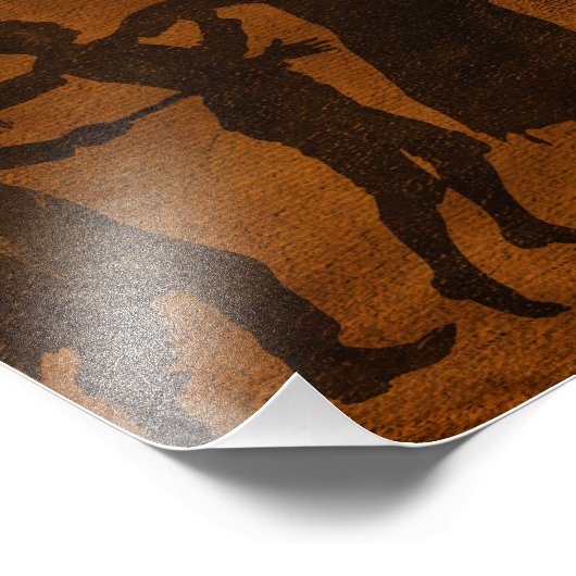 Overal geweld foto afdruk (Hoek)