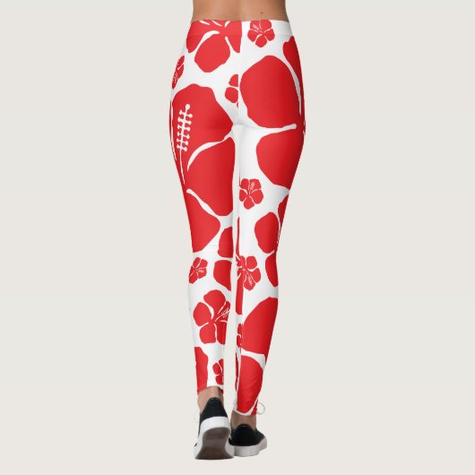 Overal hibiscus leggings (Achterkant)