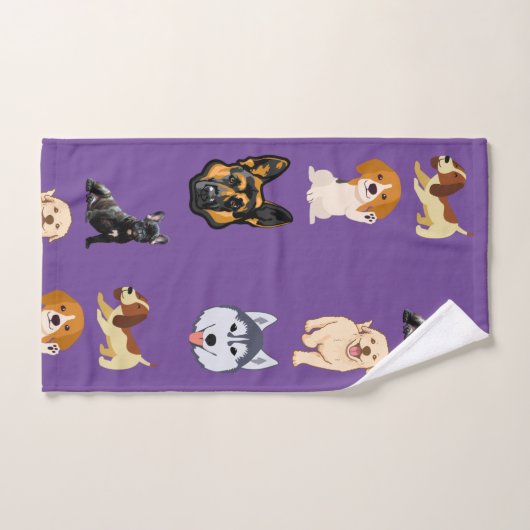 Overal in de drukpers bad handdoek (Handdoek)