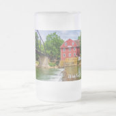 Overal in de Eagle Creek van de Oorlog Matglas Bierpul (Center)