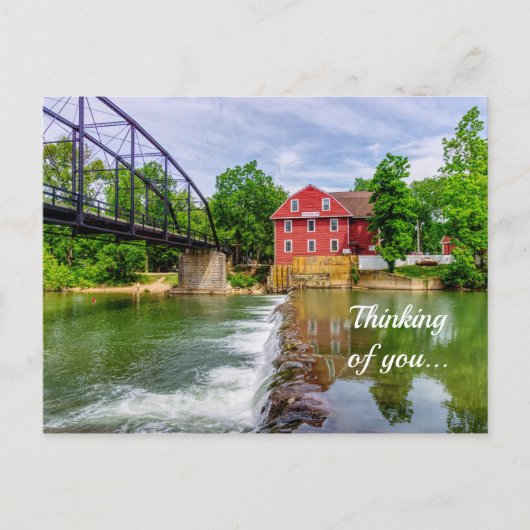 Overal in de oorlog, Eagle Creek Waterfall denking Briefkaart (Voorkant)