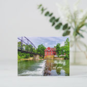 Overal in de oorlog, Eagle Creek Waterfall denking Briefkaart (Staand voorkant)