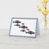 overal in prints Happy Jubileum Wenskaarten Kaart (Gele Bloem)