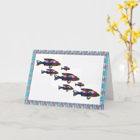 overal in prints Happy Jubileum Wenskaarten Kaart (Gele Bloem)