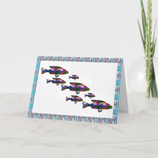 overal in prints Happy Jubileum Wenskaarten Kaart (Voorkant)