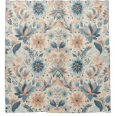 Overal licht patroon douchegordijn (Voorkant)