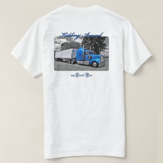 Overal (logo vooraan #2) t-shirt (Design achterkant)