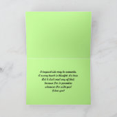 Overal met u is paradijs Kaart (Binnen)