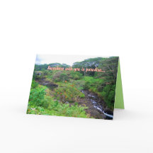 Overal met u is paradijs Kaart