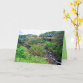 Overal met u is paradijs Kaart (Gele Bloem)