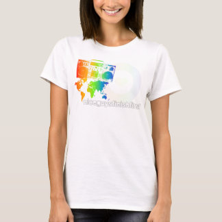 overal op de wereld te beroven dames t-shirt