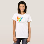 overal op de wereld te beroven dames t-shirt (Voorkant volledig)